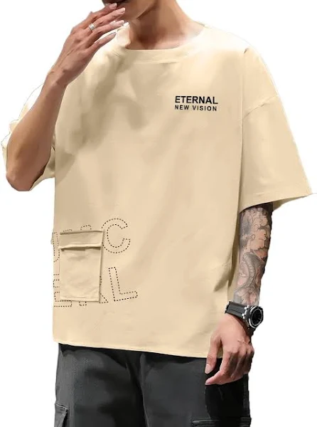 Jump Cuts Men's JMC Printed Oversized T-Shirt